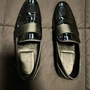 Aldo | Shoes | Aldo Synthetic Patent Mens Loafer | Poshmark display picture 1